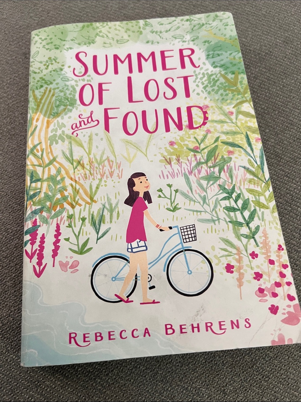 Summer of Lost and Found by Rebecca Behrens - Pink & Green Kids Book